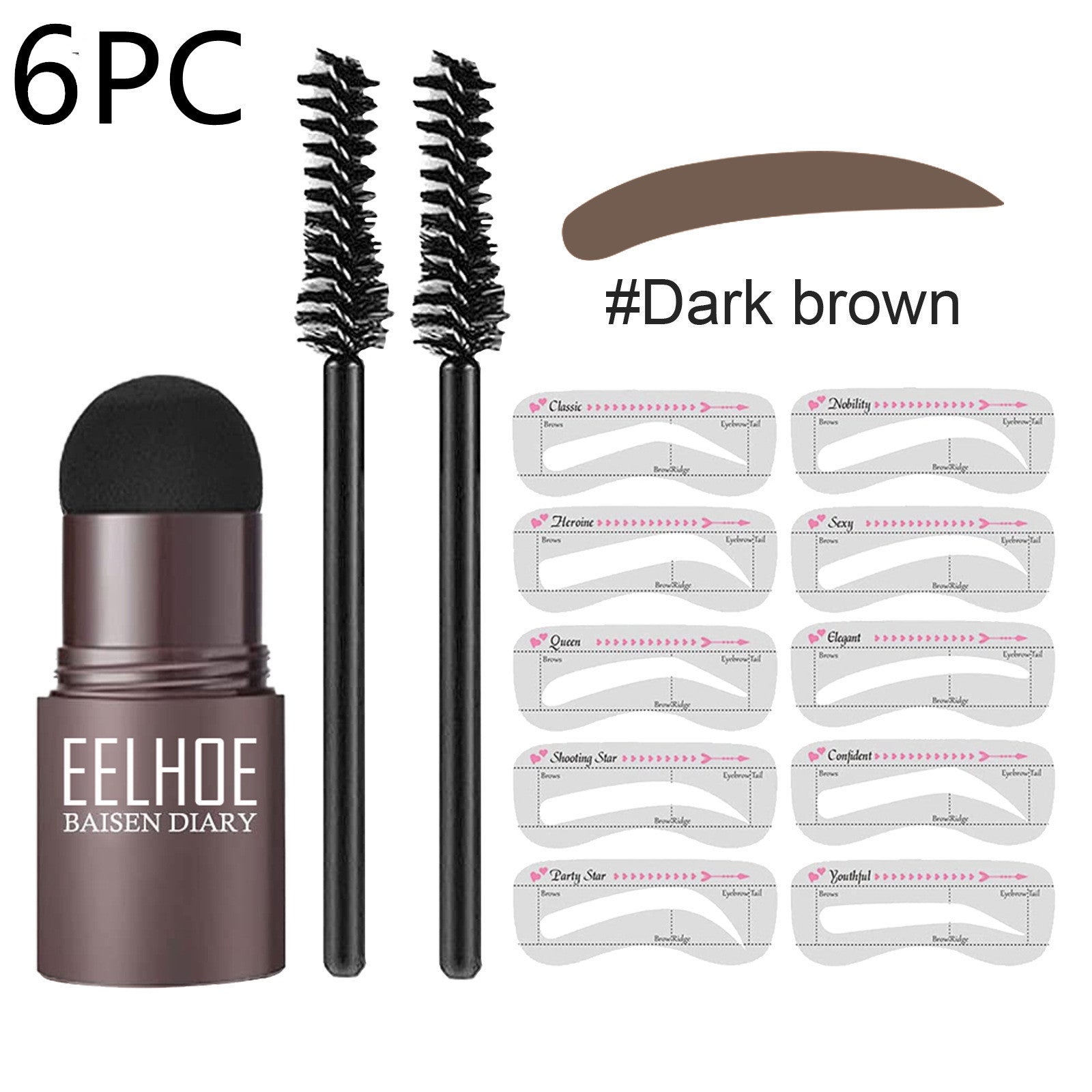 Eyebrow Mold Set Makeup Powder Eyebrow Mold Set Makeup Powder